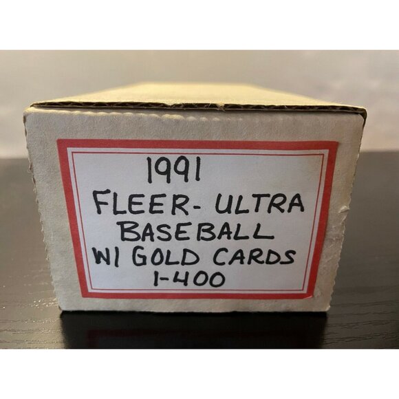 Fleer Ultra Baseball cards 1991 MLB set of 400